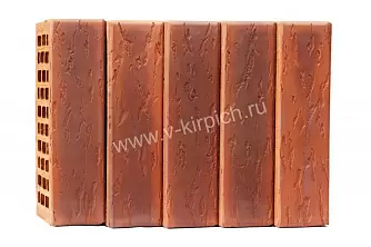 Кирпич лицевой Воротынск М150 1,0НФ кортен лайт руст (утолщ. лиц. стенка) купить в "Строй-Ресурсе"