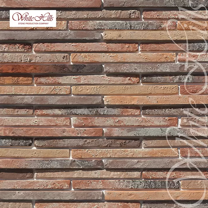 Искусственный камень White Hills Бран Брик 698-93 (3D) DESIGN купить в "Строй-Ресурсе"