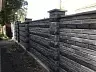 Забор BRICK Блок рядовой доборный венге купить в "Строй-Ресурсе"