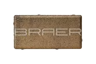 Тротуарная плитка Braer Прямоугольник Color mix тип 17 Прайд 200*100*60 фотография