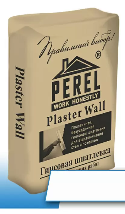 Гипсовая шпатлевка Perel Plaster wall 0668 (белая) купить в "Строй-Ресурсе"