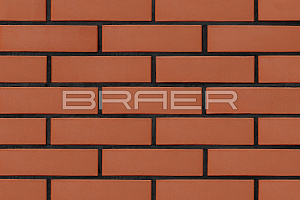 Кирпич облицовочный (промо) BRAER Красный 1, гладкий, 1,0НФ фотография
