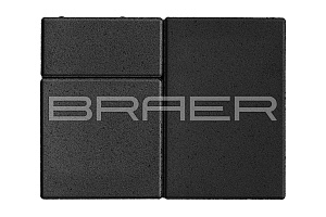 Тротуарная плитка Braer Старый город Ландхаус черная 80 мм фотография