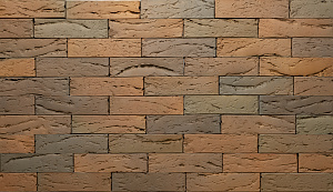 Кирпич облицовочный (промо) BRAER Браер кладка 2, кора дуба, 1,0НФ фотография